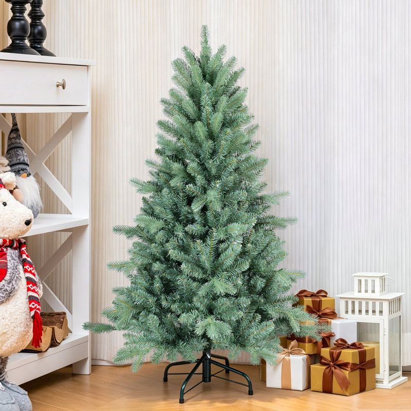 Arbre de Noël épinette bleu artificiel non éclairé, 5'