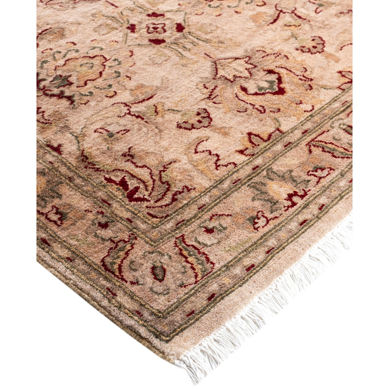 Overdyed One-of-a-Kind 2' 7" X 10' 7" Hand Knotted Area Rug