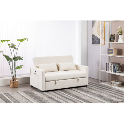 Kusilvak 58 " Velvet Sofa Bed