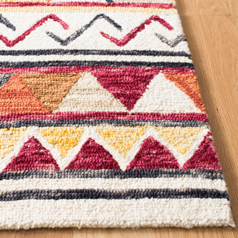 Tapis en laine touffeté à la main Deyoung, Rectangle 2 pi 3 po x 5 pi