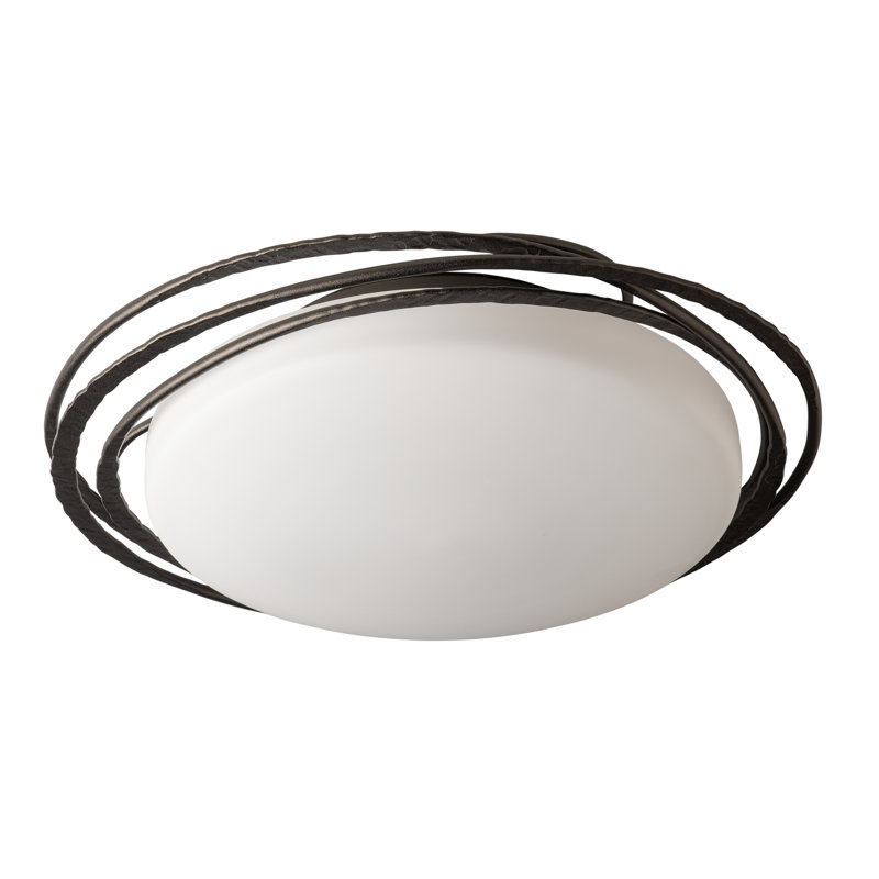 Nova LED Flush Mount, 4.7" H x 4.7" W x 17.6" D, Black