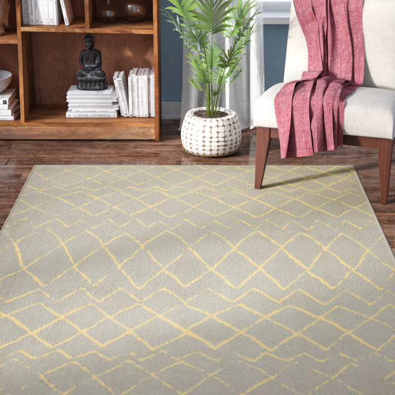 Geometric Area Rug, Rectangle 160 x 221cm