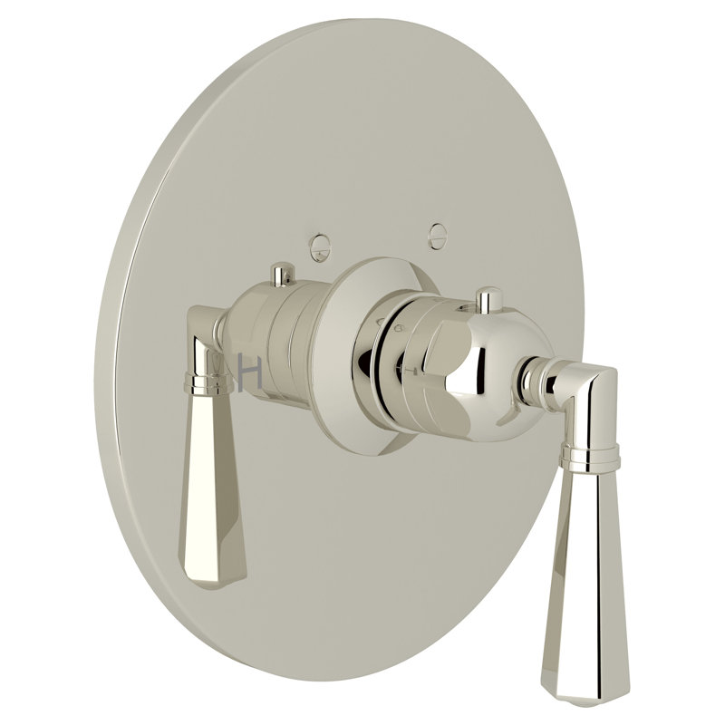 San Giovanni 3/4" Thermostatic Trim without Volume Control, Polished Nickel