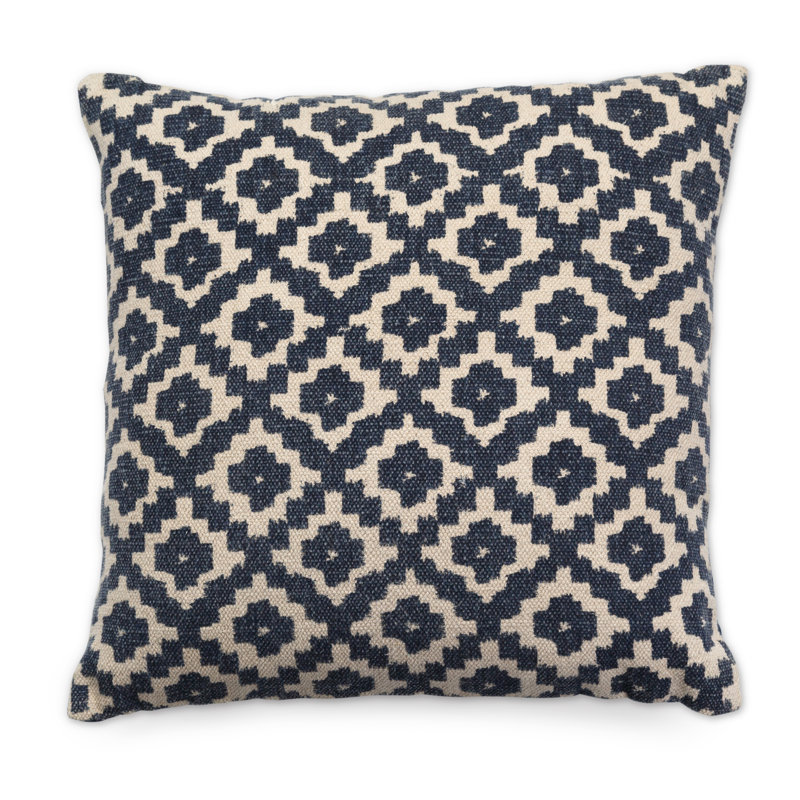  Housse de coussin en coton Ikat