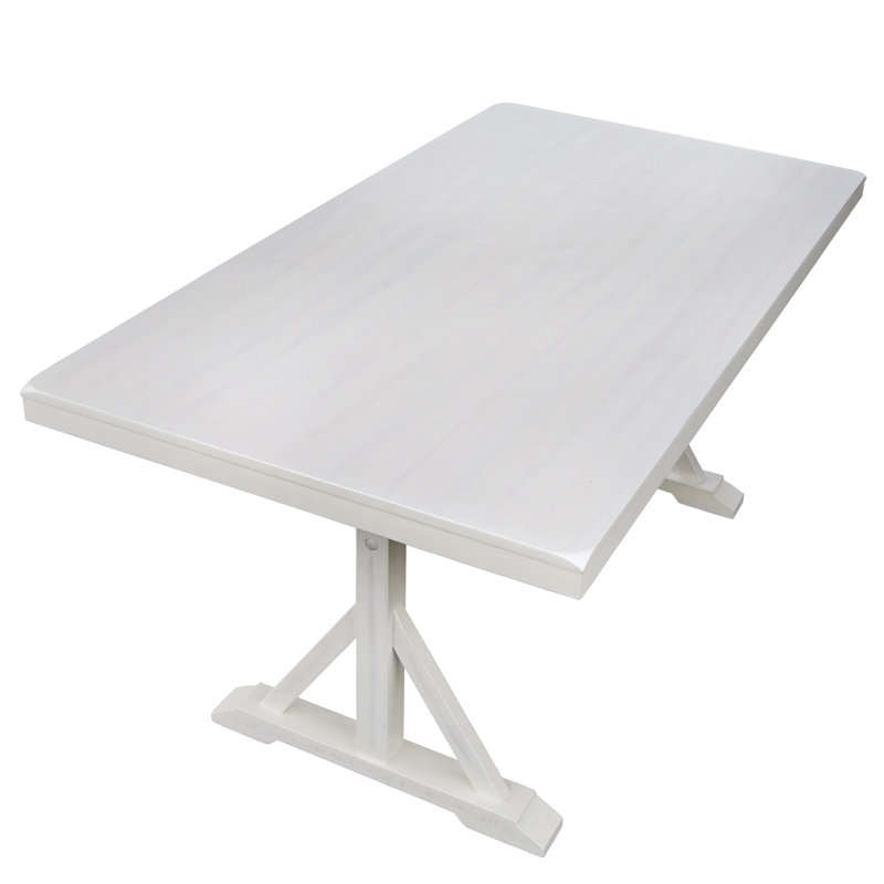 Archivaldo Solid Wood Base Dining Table
