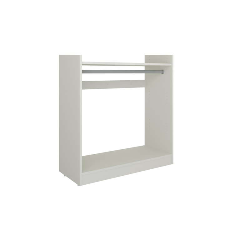Ensembles de rangement pour garde-robe 18/36/18 po, H 84 po x l 72 po x P 16 po, Blanc