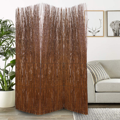 Eva 63'' W x 84'' H 3 - Panel Folding Room Divider