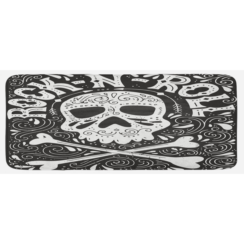 Tapis de cuisine rock and roll