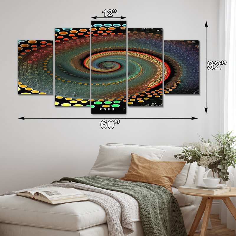 Daekwon - Modern Geometric Canvas Print - 5 Panels