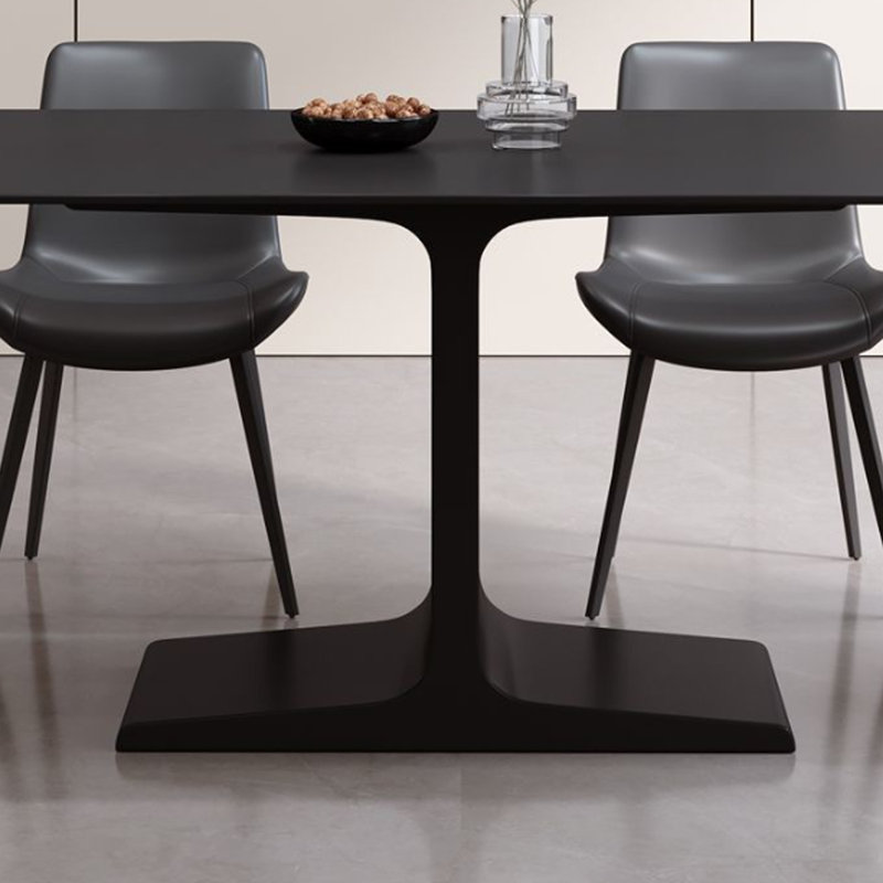 Table de salle à manger rectangulaire italienne, H 29,53 po x l 62,99 po x P 35,43 po