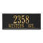 Black Personalized Mailbox Side Panel-838981251