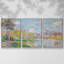 Monet, reproduction sur toile 3 pièces-1148245427-1148245426