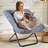 Folding Upholstered Saucer Chair-504496121