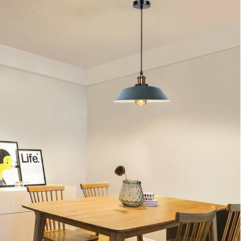 Guidry 1 - Light Black Dome Pendant