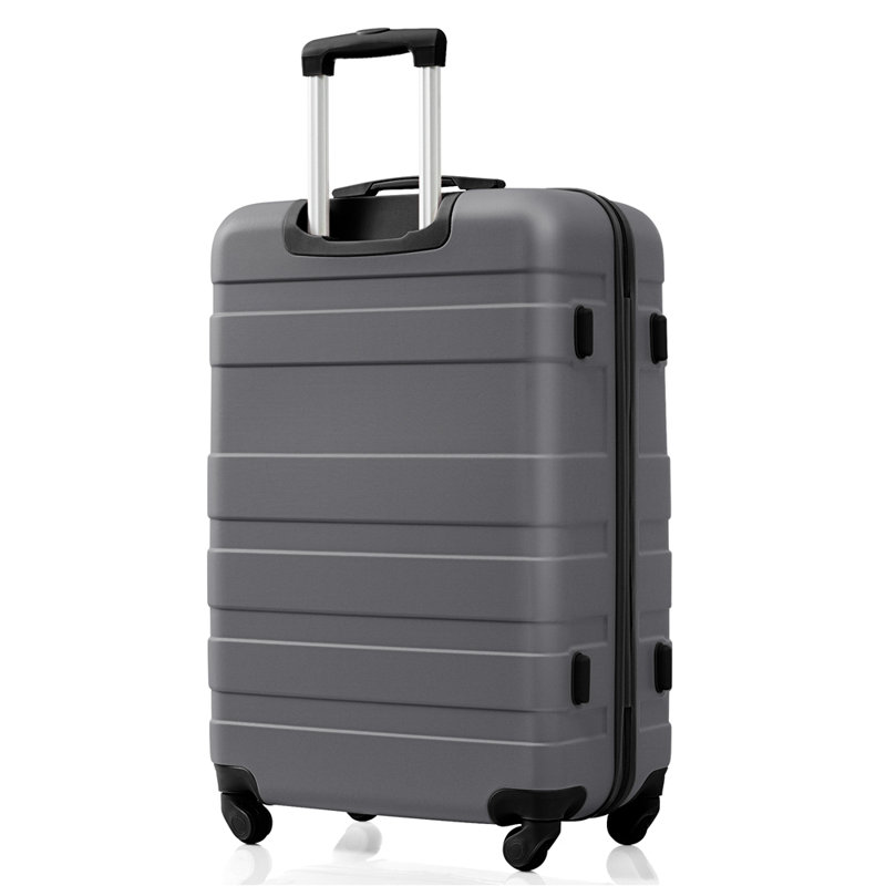 Ensembles de bagages Nouveau modèle ABS Hardshell 3 pièces Ensemble de valises rigides et durables Valise à roulettes avec serrure TSA 20 "24" 28 "
