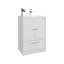 Meuble-lavabo avec lavabo, 2 portes, 1 tiroir