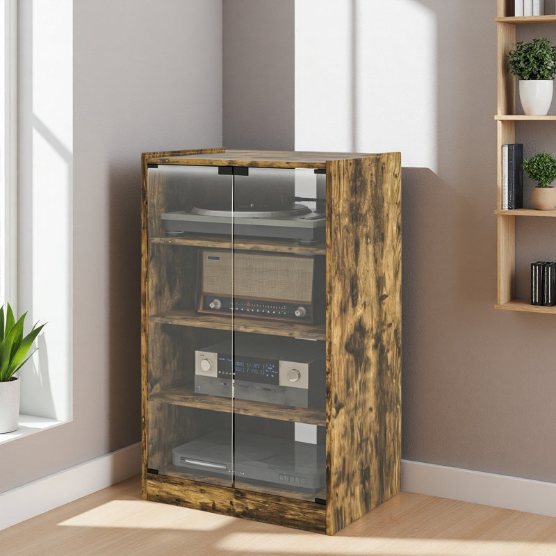 Armoire audio, armoire de rangement multimédia