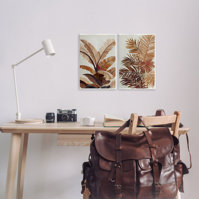 «Brown Tropical Palm Plants» par Jacob Q, H 15 po x l 10 po