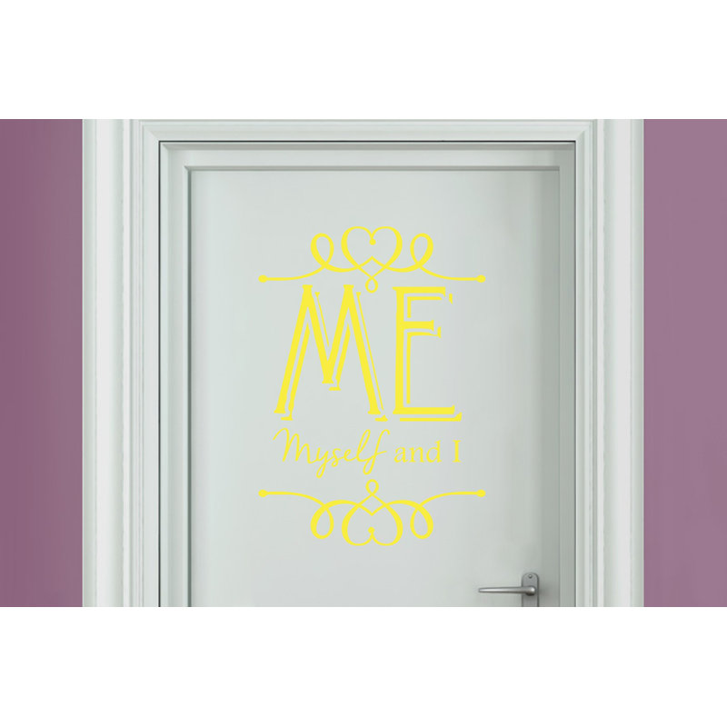 Wall Decal, Bright Yellow