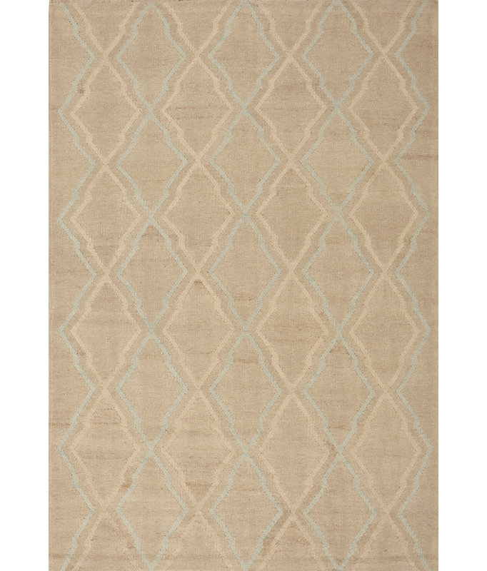 Geometric Area Rug in Beige
