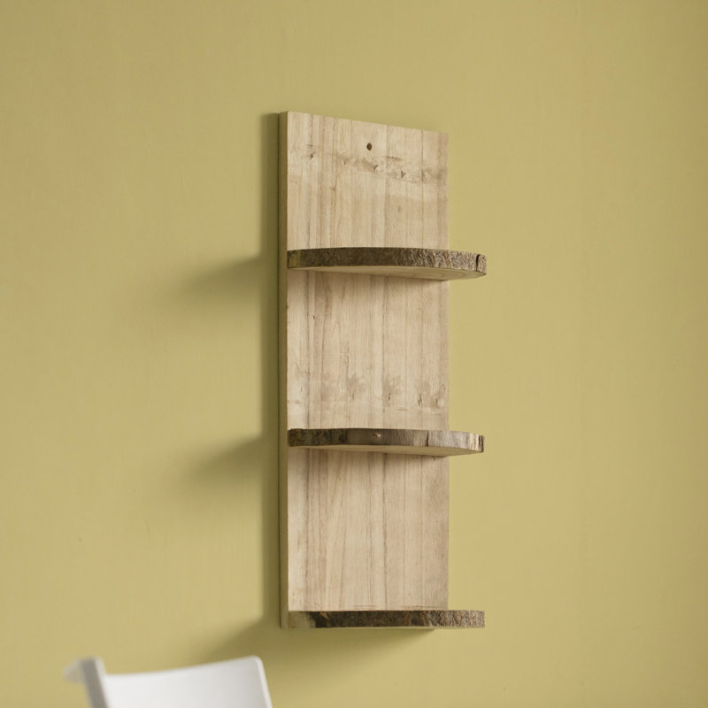 Benko 3 Piece Solid Wood Tiered Shelf
