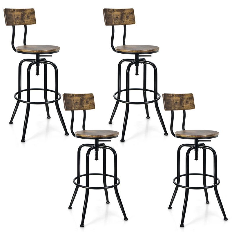 Lesse Swivel Adjustable Height Counter Stool