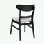 Ensemble de salle à manger 5 pièces à structure en bois avec 4 chaises rembourrées-582847143