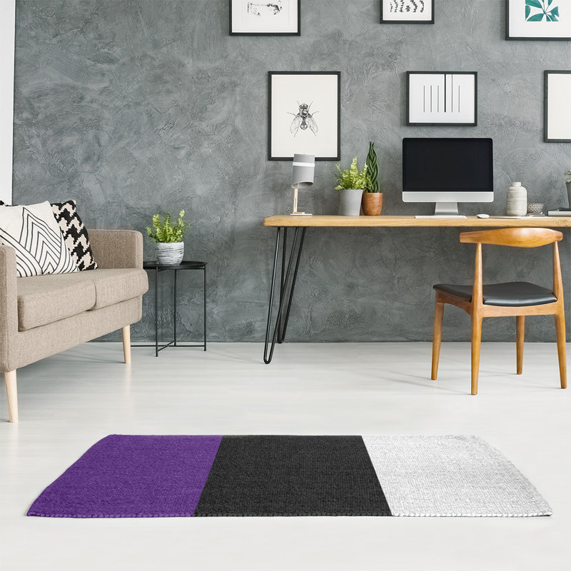 Tapis mauve/noir, Rectangle 2 pi x 3 pi