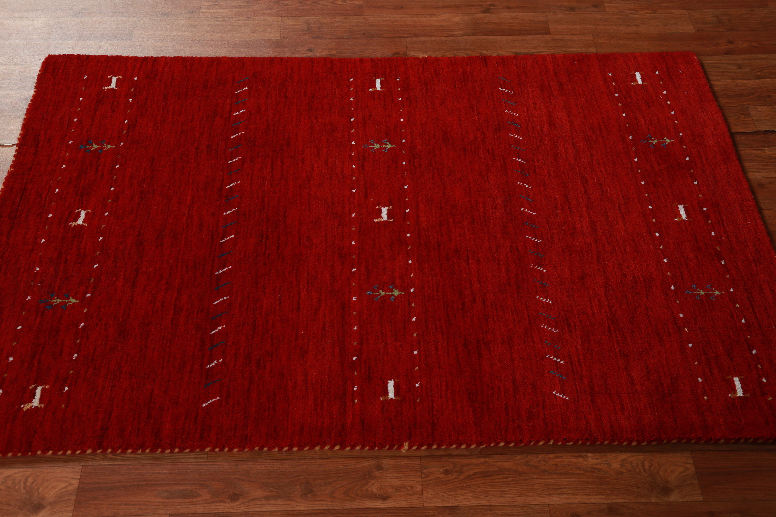 India Rug Red Foundry Select Tribal Red Wool Gabbeh Indian Rug 3x5 - Wayfair Canada
