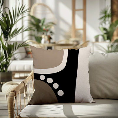 Oreiller carré réversible intérieur / extérieur Tobe Minimalist
