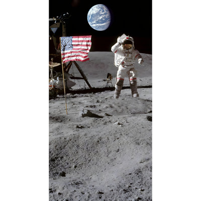 46" Nasa Moon Landing Space Cardboard Standup
