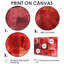 Cubist Red Secrets - Abstract Collages, art mural-1904521986-1904521991