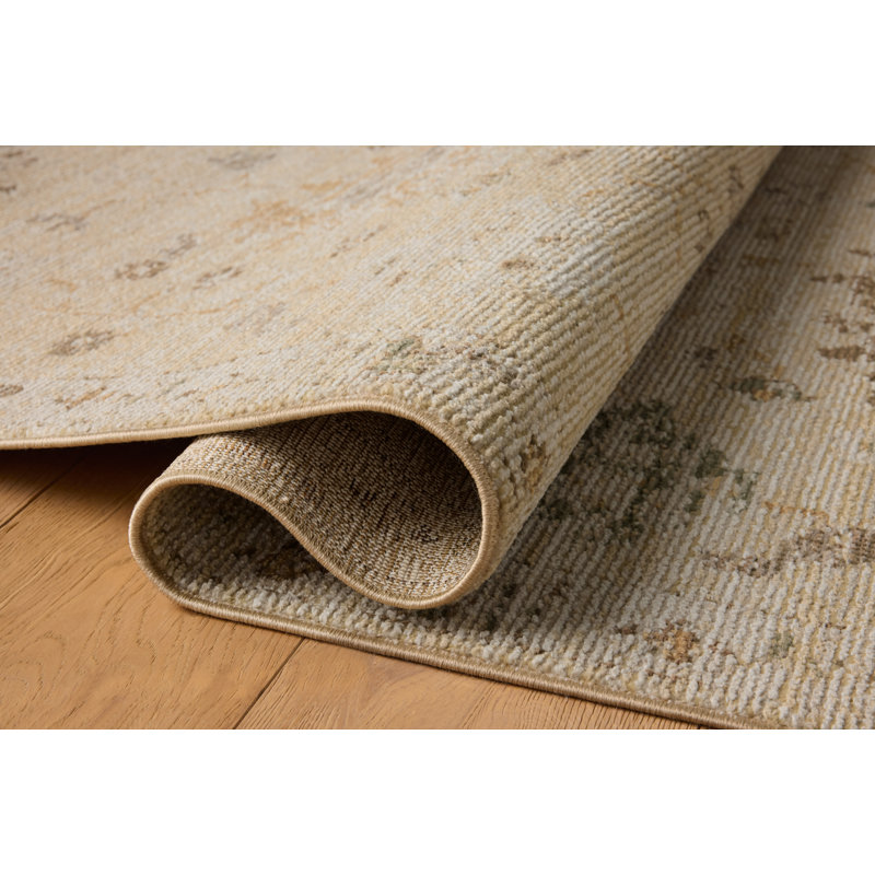 Tapis multicolore Magnolia Home par Joanna Gaines x Loloi Pace, Carré 1 pi 6 po