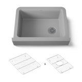 Cairn 29-3/4 In. Undermount Single-Bowl Farmhouse Kitchen Sink With Short Apron