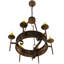 Pedican 6 - Light Chandelier