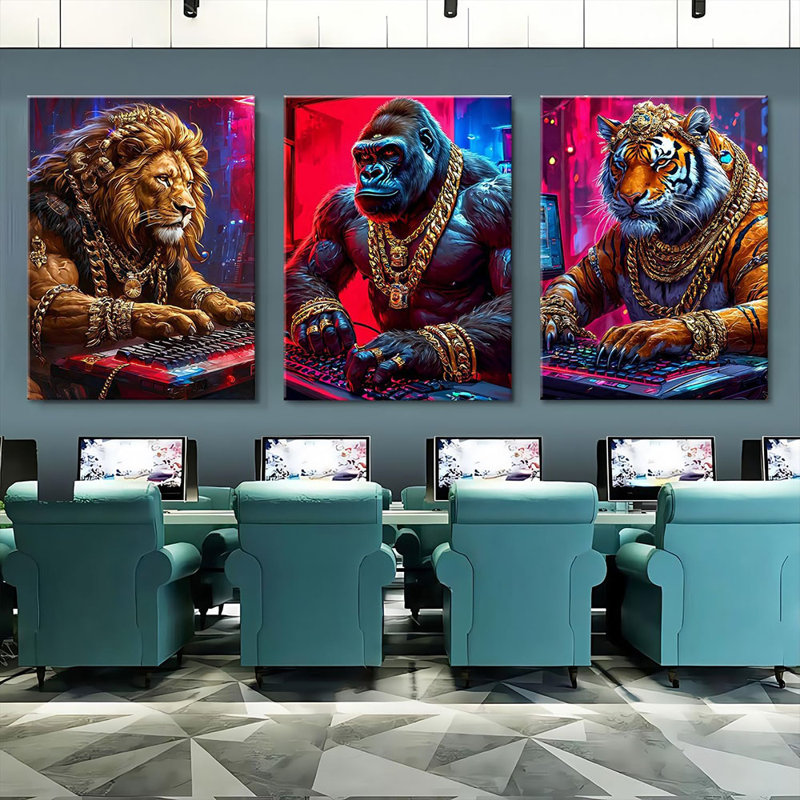 3 Piece Wrapped Canvas Print