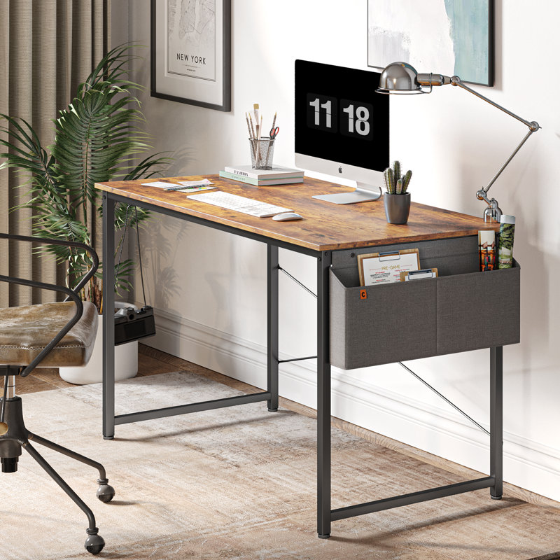 Metal Base Computer Desk