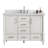 Versatile Functionality With Premium Solid Wood Timeless White Freestanding Vanity For Elegant Bathrooms