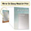 Elemental Eternity Minimalisme - miroir mural décoratif minimaliste, miroir brun, impression d'art en métal-2054581531