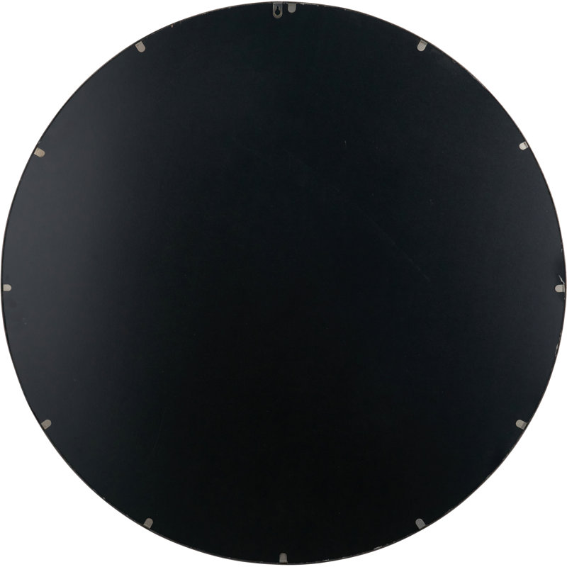 Iron Round Wall Mirror, 203.2 cm H x 203.2 cm W