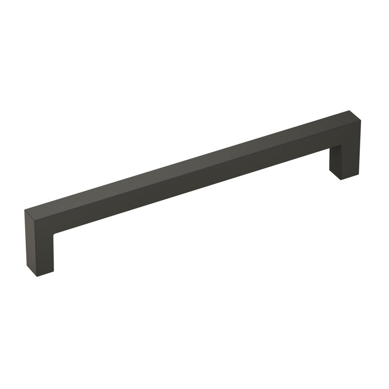 Poignée d'armoire noire centre-à-centre 6 5/16 po Monument, Noir mat, 6.31"