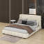 Velvet Upholstered Platform Bed With 2 Pillows And Wingback Headboard-1639251790-1639251785