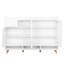 Rangement pour hall d'entrée moderne avec fabrication de panneaux de particules, classeur de bureau contemporain, tiroirs en métal et serrure fonctionnelle-295227642
