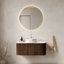 Meuble-lavabo moderne 36 po avec lavabo rond en céramique Callen et plateau en pierre frittée Callen