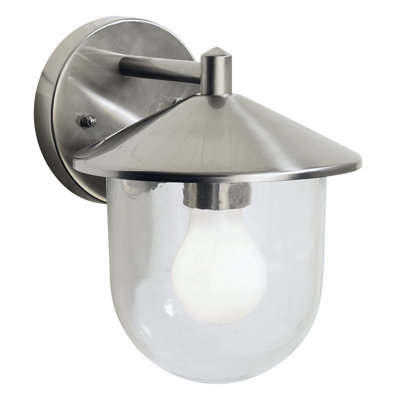 Aaftab Sliver Outdoor Armed Sconce