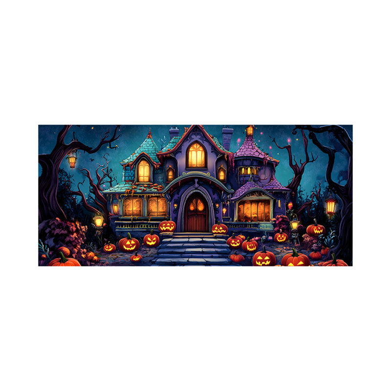 Toile suspendue Halloween, A,B,C,D