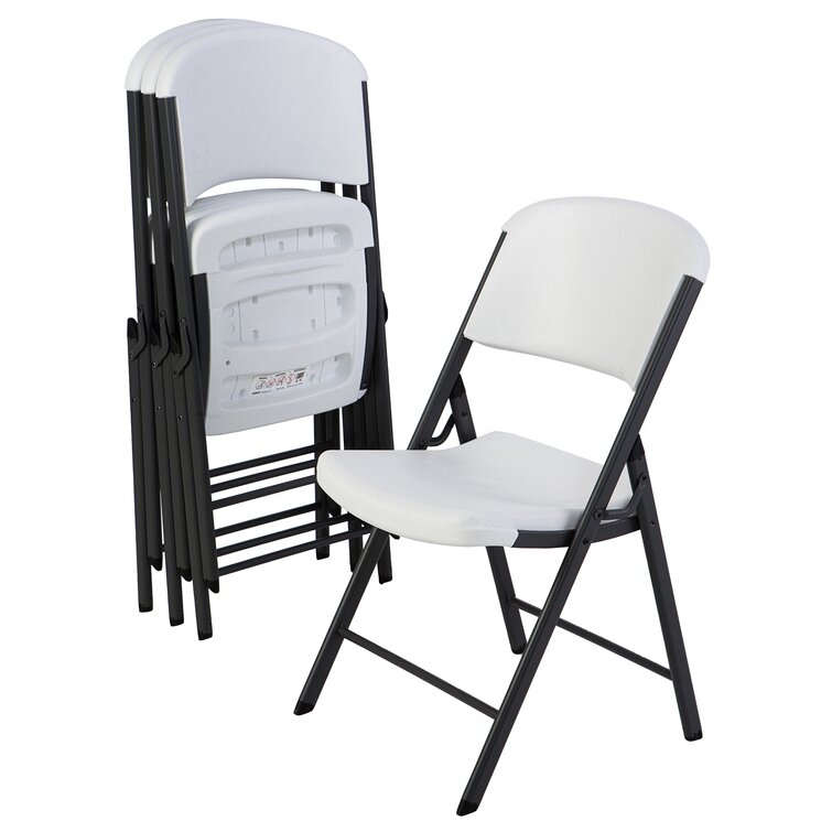 Dropship White/Black Plastic Folding Chair For Wedding Commercial Events  Stackable Folding Chairs With Padded Cushion Seat to Sell Online at a Lower  Price