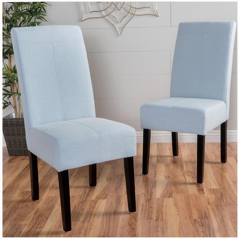 Chaise de salle à manger pertica kd [ensemble de 2 pièces], Bleu clair, 2