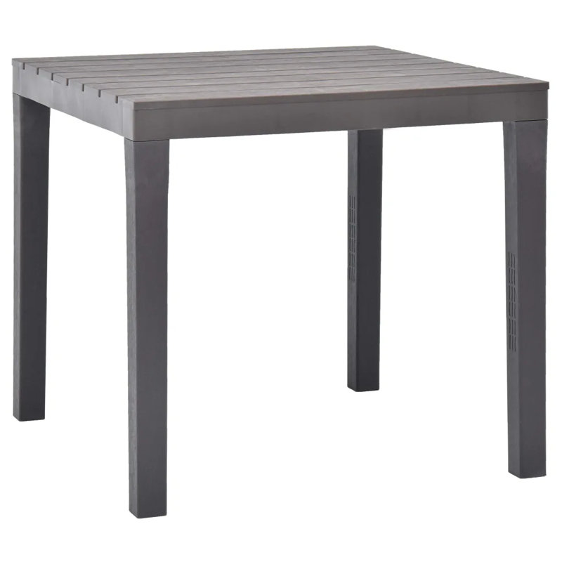Lynsey Square Outdoor Dining Table , 78cm cm W 78cm cm D, Mocca