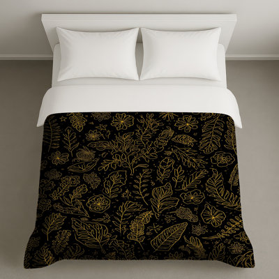 Housses de couette dorées